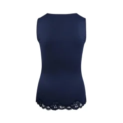 Antigel Simply Perfect VNeck Lace Trim Tank Top