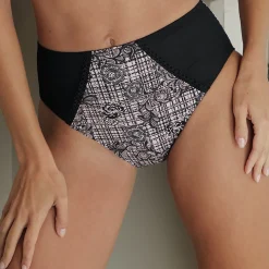 Antigel Tartan Glam High Waist Full Brief