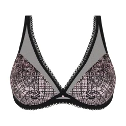 Antigel Tartan Glam Triangle Plunge Half Pad Bra