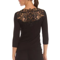 Arianne Teri 3/4 Slv Top