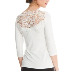 Arianne Teri 3/4 Slv Top