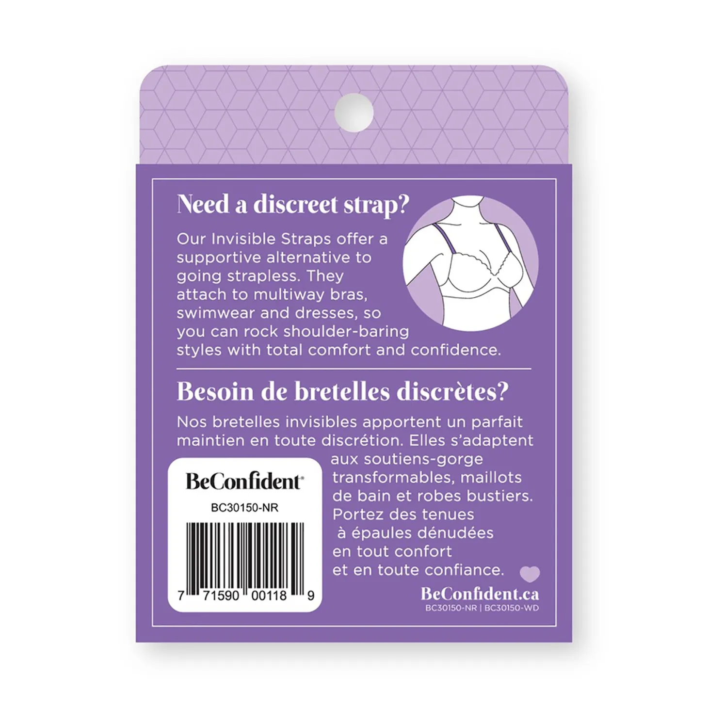 BeConfident Invisible Bra Straps