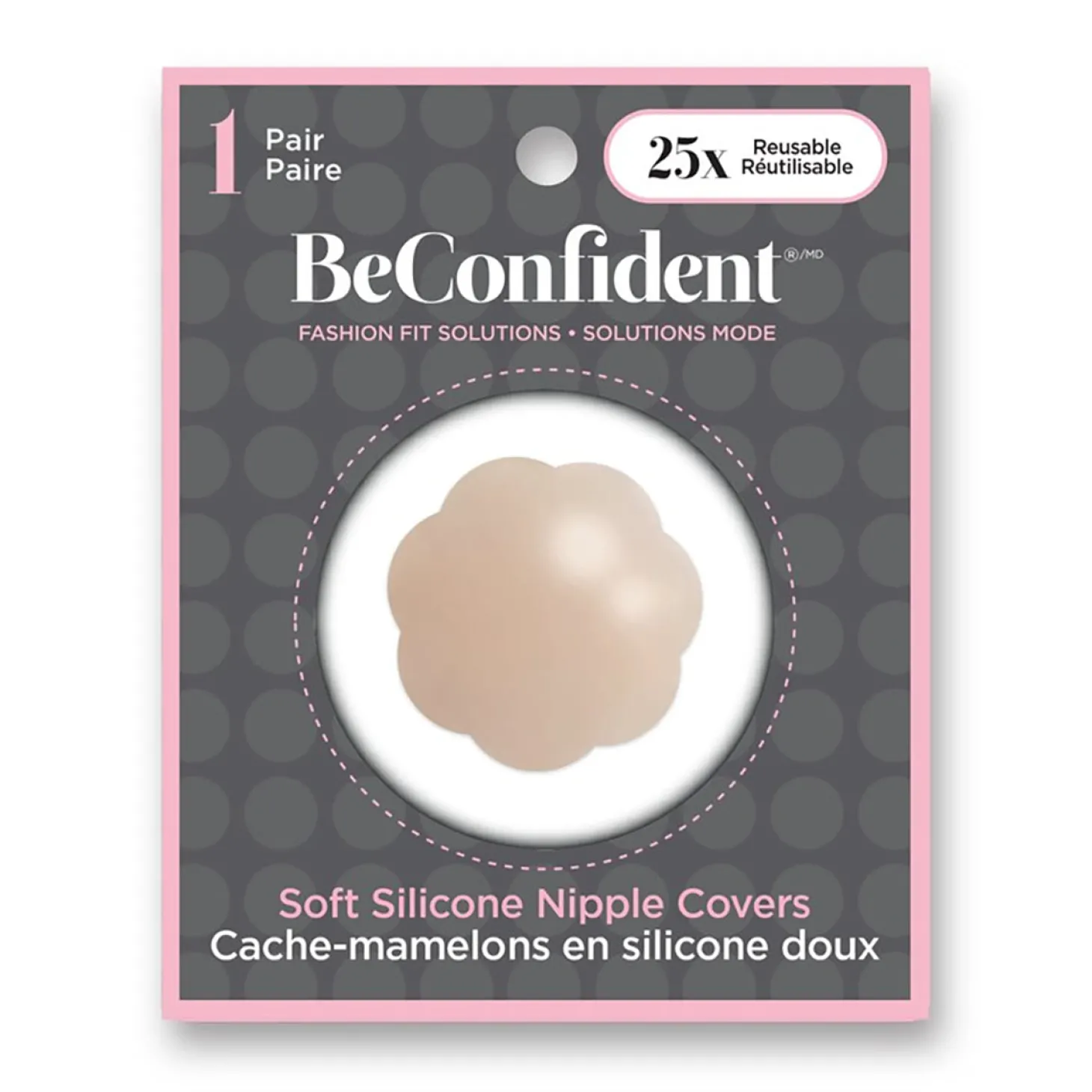 BeConfident Reusable Soft Silicone Nipple Covers