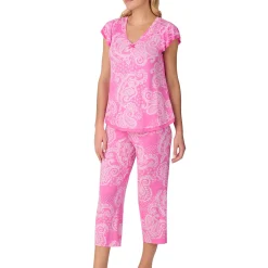 Ellen Tracy Cropped PJ Set