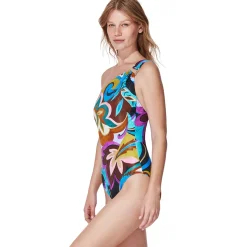 Gottex One Shoulder Swimsuit