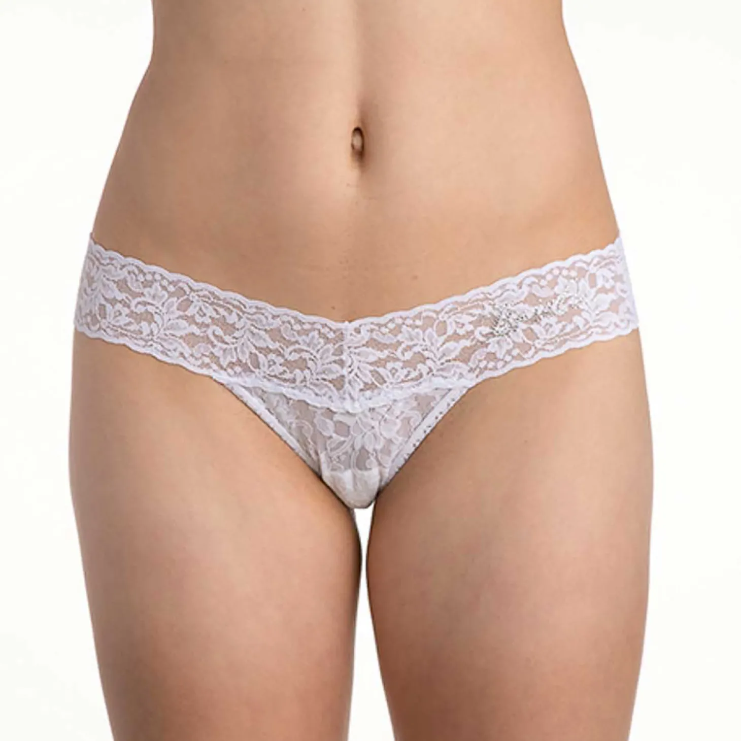 Hanky Panky "Bride" Crystals Low Rise Thong