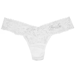 Hanky Panky "Bride" Crystals Low Rise Thong