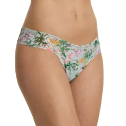 Hanky Panky Printed Lace Low Rise Thong