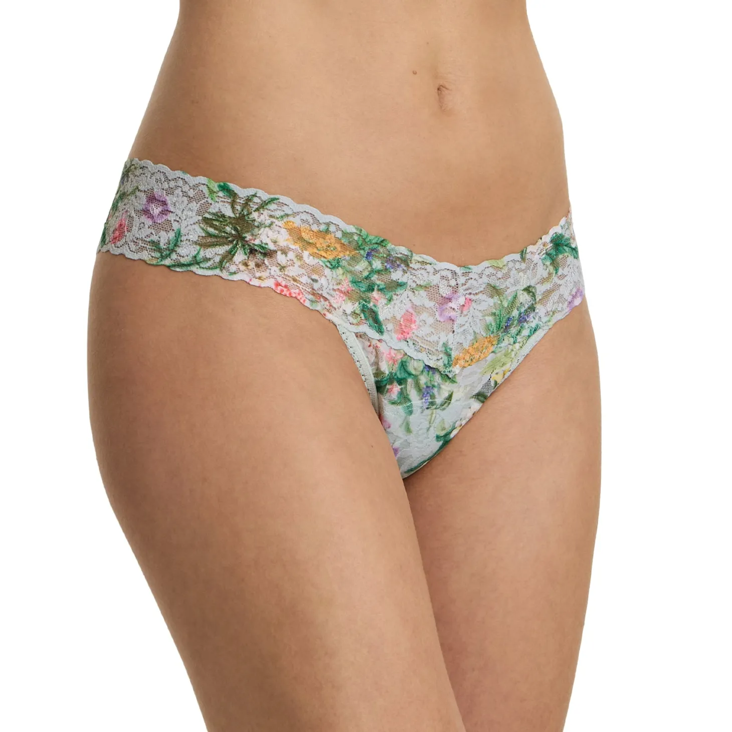 Hanky Panky Printed Lace Low Rise Thong