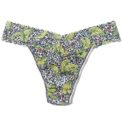Hanky Panky Printed Lace Original Rise Thong