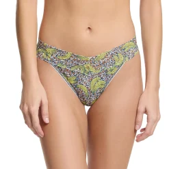 Hanky Panky Printed Lace Original Rise Thong