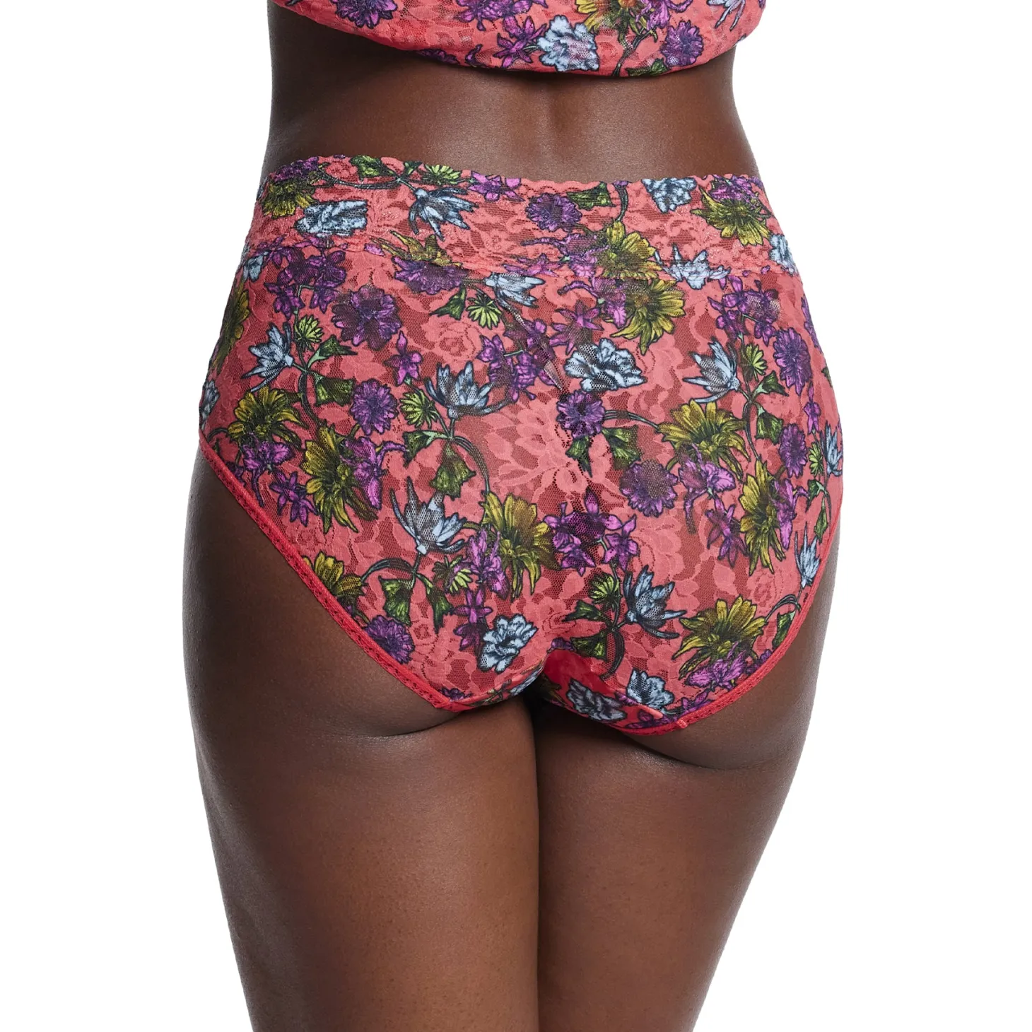 Hanky Panky Printed Lace French Full Brief