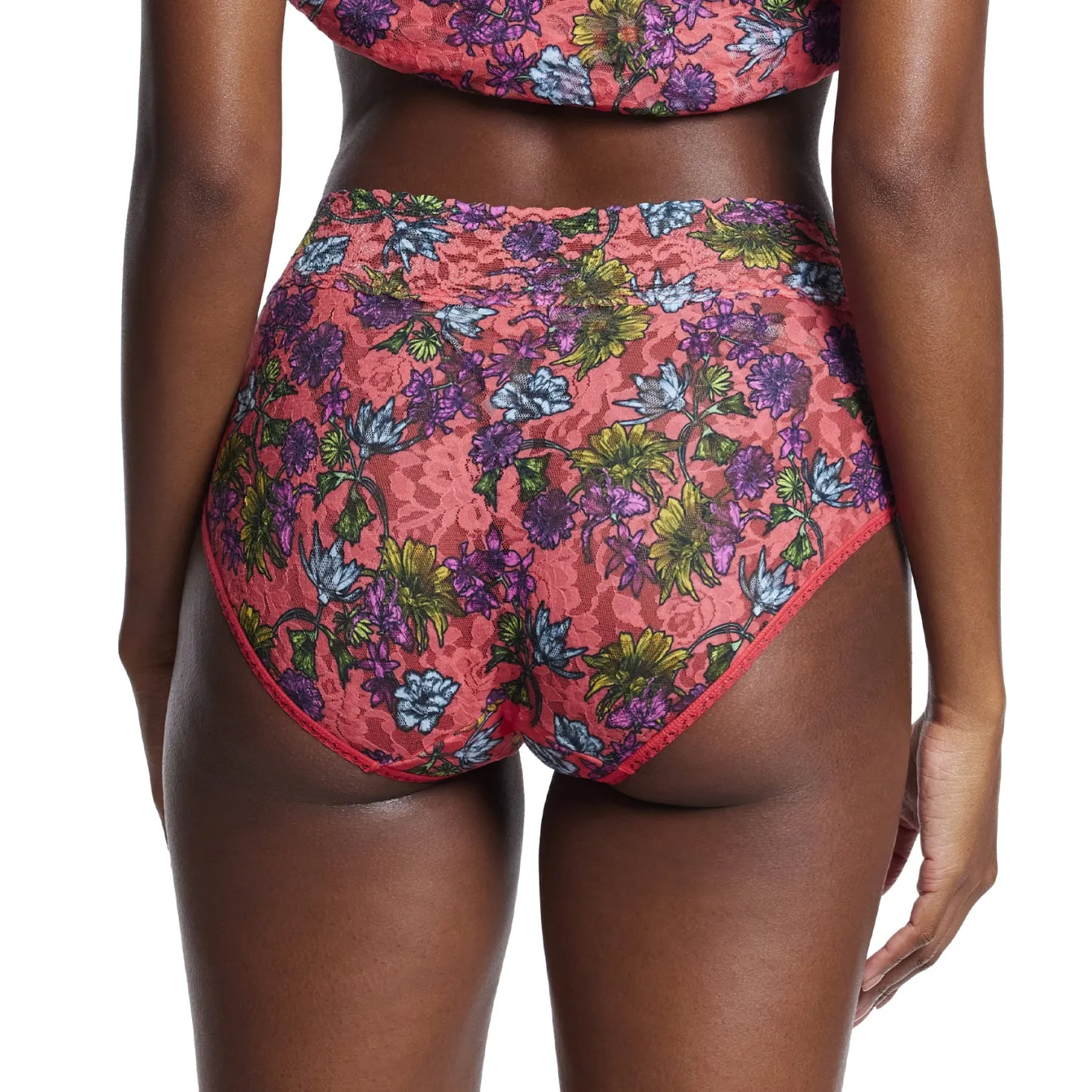 Hanky Panky Printed Lace French Full Brief