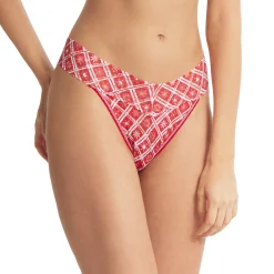 Hanky Panky Printed Lace Original Rise Thong