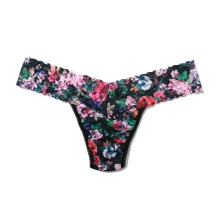 Hanky Panky Printed Lace Low Rise Thong