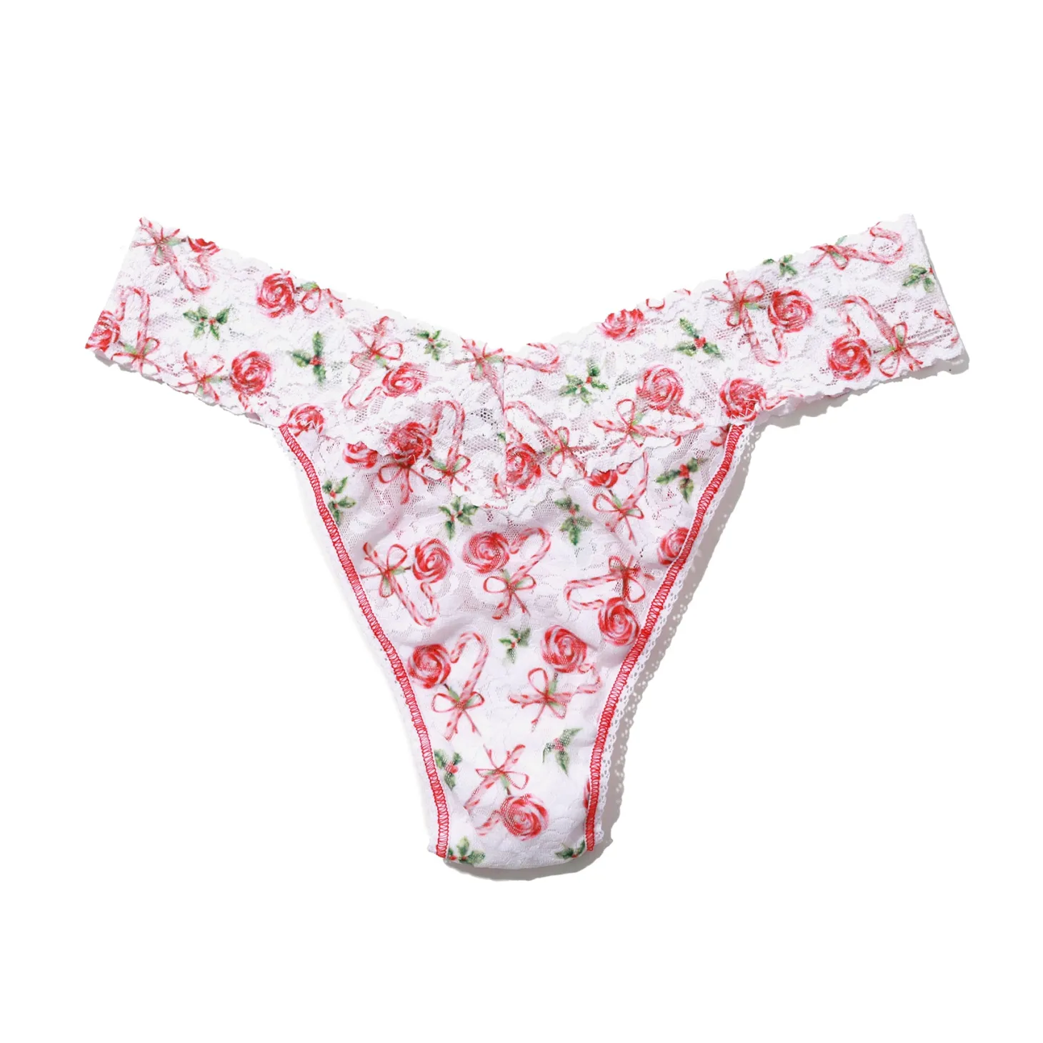 Hanky Panky Printed Lace Original Rise Thong