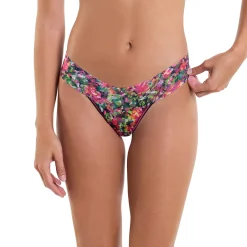Hanky Panky Printed Lace Low Rise Thong