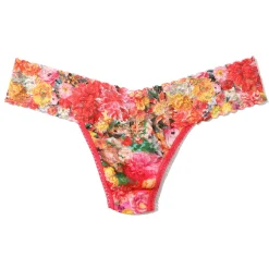 Hanky Panky Printed Lace Low Rise Thong