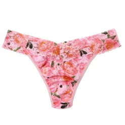 Hanky Panky Printed Lace Original Rise Thong
