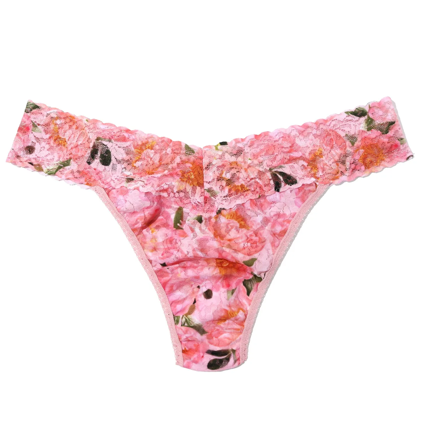 Hanky Panky Printed Lace Original Rise Thong