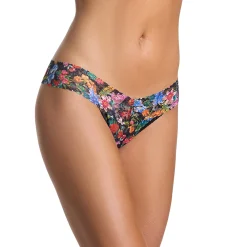 Hanky Panky Printed Lace Low Rise Thong