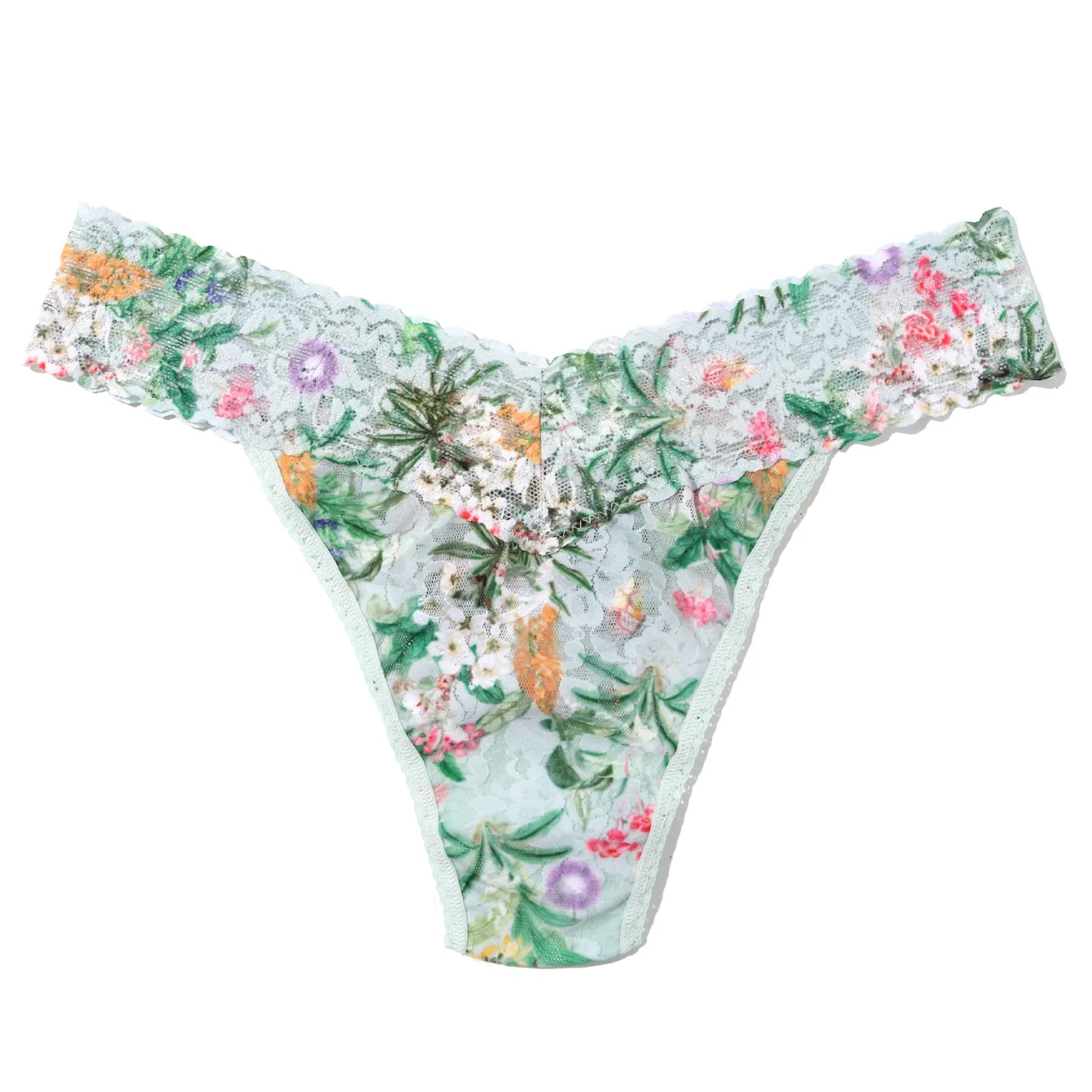 Hanky Panky Printed Lace Original Rise Thong