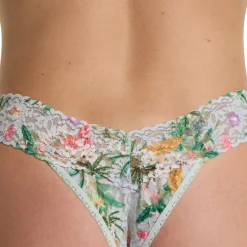 Hanky Panky Printed Lace Original Rise Thong