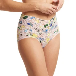 Hanky Panky Printed Lace V-Kini Retro Briefs