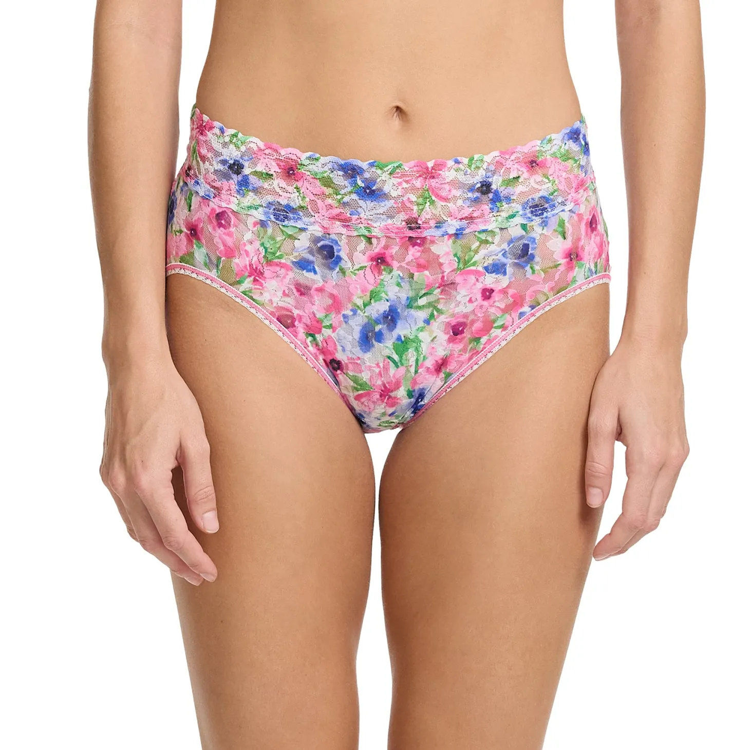 Hanky Panky Printed Lace French Full Brief