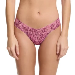 Hanky Panky Printed Lace Low Rise Thong