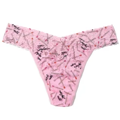 Hanky Panky Printed Lace Original Rise Thong