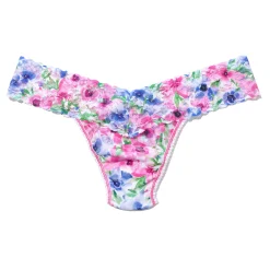 Hanky Panky Printed Lace Low Rise Thong