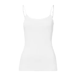 Hanro Cotton Seamless Round Neck Spaghetti Strap Camisole