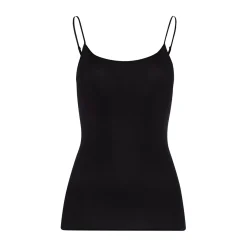 Hanro Cotton Seamless Round Neck Spaghetti Strap Camisole