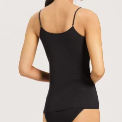 Hanro Cotton Seamless Round Neck Spaghetti Strap Camisole