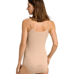 Hanro Cotton Seamless V-Neck Spaghetti Strap Camisole