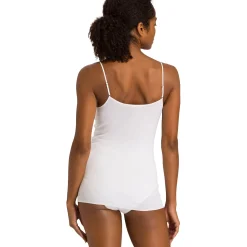 Hanro Cotton Seamless V-Neck Spaghetti Strap Camisole