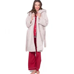 LatteLove Hooded Sherpa Robe