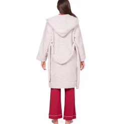LatteLove Hooded Sherpa Robe