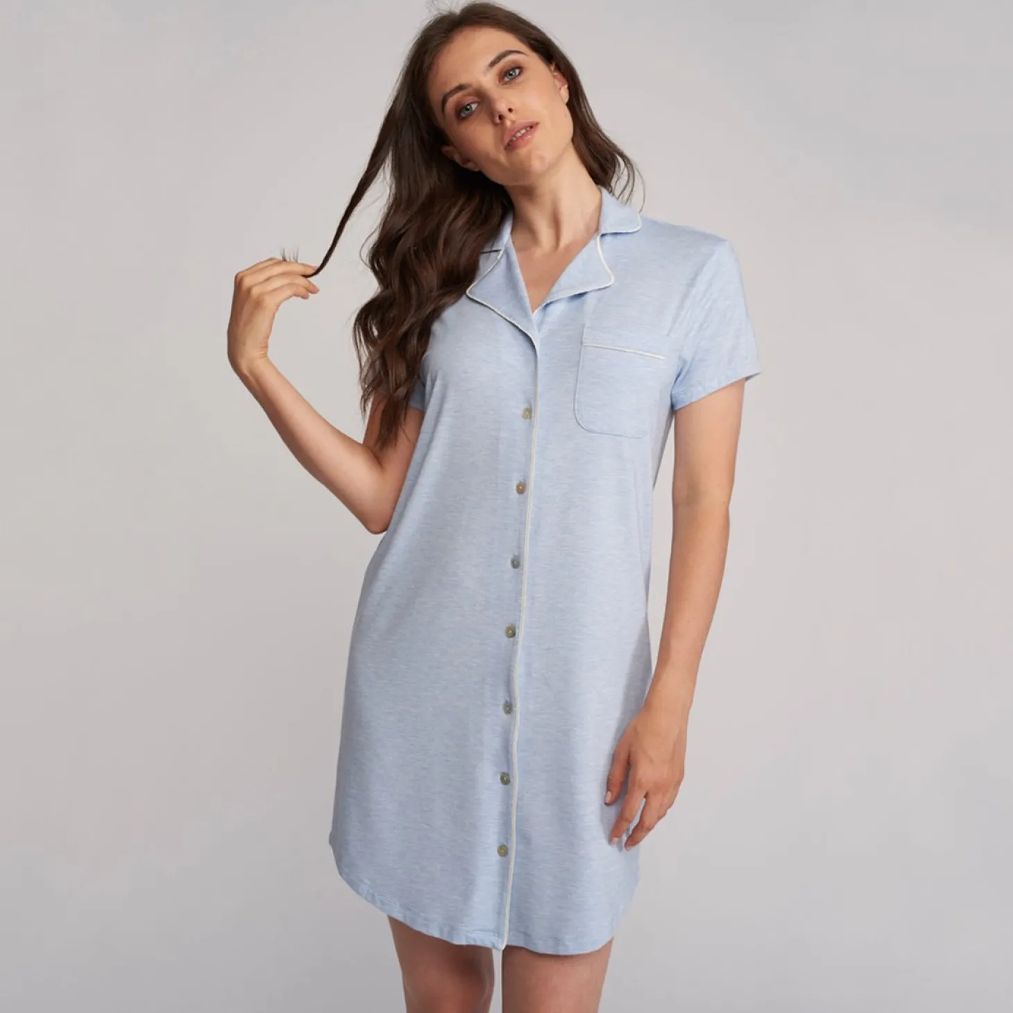 Lusomé Cap Sleeve Marilyn Sleepshirt