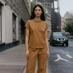 Melissa Nepton Josette Suede Top