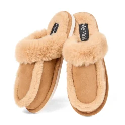 MeMoi "The Holly" Cozy Plush Fleece-Lined Slippers
