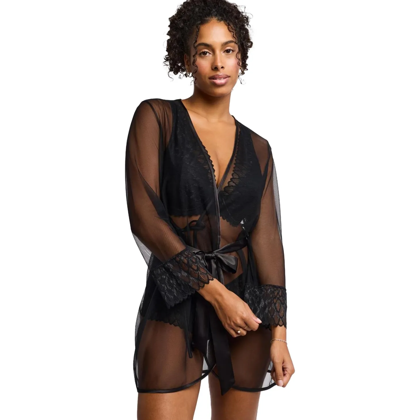 Montelle Lacy Sheer Wrap Cover