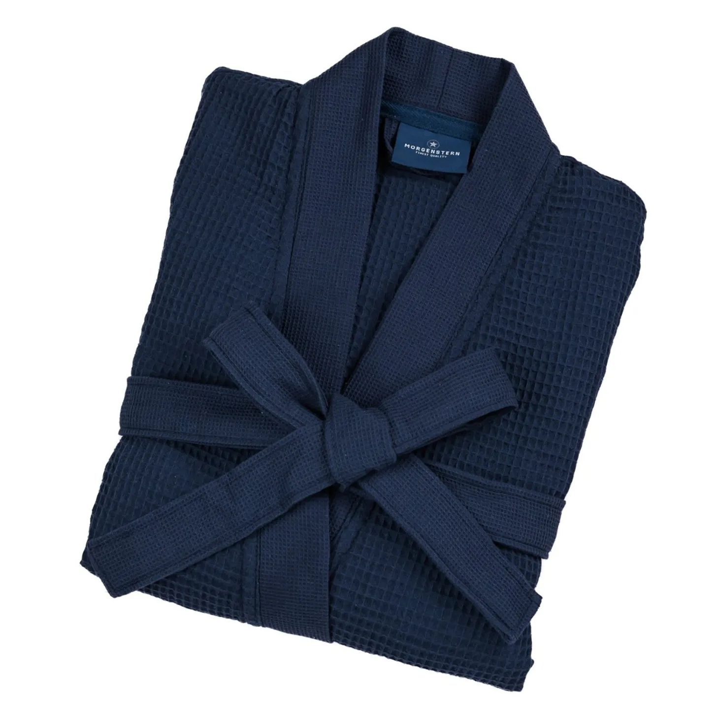 Morgenstern Luca Unisex Cotton Waffle Long Wrap Robe
