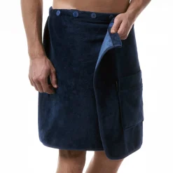 Morgenstern Men's Short Towel Wrap