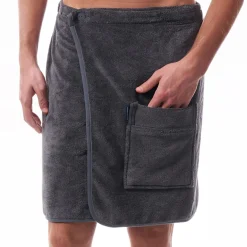 Morgenstern Men's Short Towel Wrap