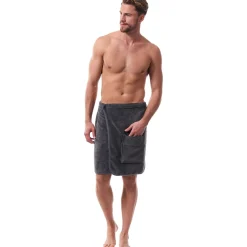 Morgenstern Men's Short Towel Wrap
