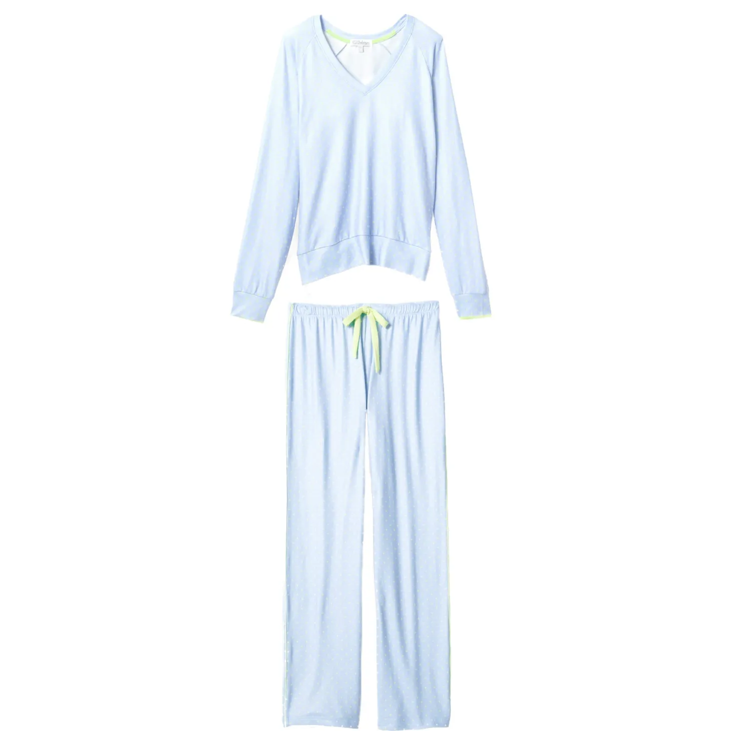 PJ Salvage Beautiful Life Polka Dot V-Neck PJ Set