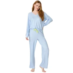 PJ Salvage Beautiful Life Polka Dot V-Neck PJ Set