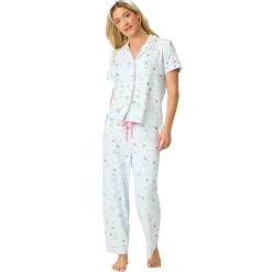 PJ Salvage Paws & Breathe Dog Short Sleeve PJ Set